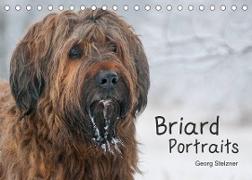 Briard Portraits (Tischkalender 2023 DIN A5 quer)