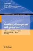 Knowledge Management in Organisations