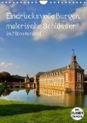 Eindrucksvolle Burgen, malerische Schlösser im Münsterland (Wandkalender 2023 DIN A4 hoch)