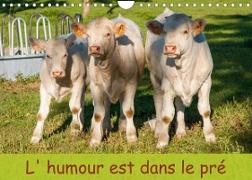 L'humour est dans le pré (Calendrier mural 2023 DIN A4 horizontal)