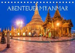 Abenteuer Myanmar (Tischkalender 2023 DIN A5 quer)