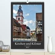 Kirchen und Klöster deutsche Kleinode (Premium, hochwertiger DIN A2 Wandkalender 2023, Kunstdruck in Hochglanz)