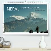 NEPAL GREAT HIMALAYA TRAIL - KULTUR ROUTEAT-Version (Premium, hochwertiger DIN A2 Wandkalender 2023, Kunstdruck in Hochglanz)