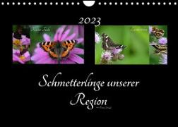 Schmetterlinge unserer Region (Wandkalender 2023 DIN A4 quer)