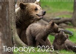 Tierbabys 2023 (Wandkalender 2023 DIN A3 quer)