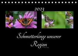 Schmetterlinge unserer Region (Tischkalender 2023 DIN A5 quer)