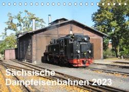 Sächsische Dampfeisenbahnen 2023 (Tischkalender 2023 DIN A5 quer)