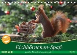 Eichhörnchen-Spaß (Tischkalender 2023 DIN A5 quer)