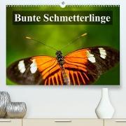 Bunte Schmetterlinge (Premium, hochwertiger DIN A2 Wandkalender 2023, Kunstdruck in Hochglanz)