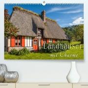 Landhäuser mit Charme (Premium, hochwertiger DIN A2 Wandkalender 2023, Kunstdruck in Hochglanz)