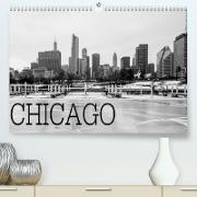 Icy Chicago (Premium, hochwertiger DIN A2 Wandkalender 2023, Kunstdruck in Hochglanz)