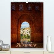 Die Alhambra (Premium, hochwertiger DIN A2 Wandkalender 2023, Kunstdruck in Hochglanz)