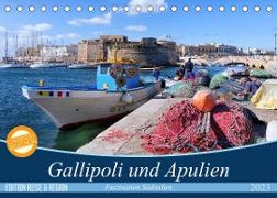 Gallipoli und Apulien - Faszination Süditalien (Tischkalender 2023 DIN A5 quer)