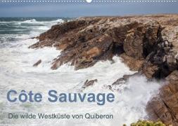 Côte Sauvage - Die wilde Westküste von Quiberon (Wandkalender 2023 DIN A2 quer)