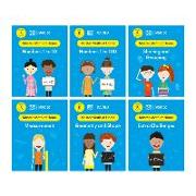 Math - No Problem! Collection of 6 Workbooks, Kindergarten Ages 5-6