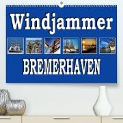 Windjammer - Bremerhaven (Premium, hochwertiger DIN A2 Wandkalender 2023, Kunstdruck in Hochglanz)
