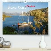 Blaue Reise Türkei (Premium, hochwertiger DIN A2 Wandkalender 2023, Kunstdruck in Hochglanz)