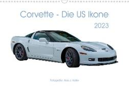 Corvette - Die US Ikone 2023CH-Version (Wandkalender 2023 DIN A3 quer)
