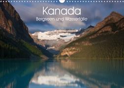 Kanada - Bergseen und Wasserfälle (Wandkalender 2023 DIN A3 quer)