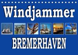 Windjammer - Bremerhaven (Tischkalender 2023 DIN A5 quer)
