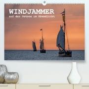 Windjammer auf der Ostsee im Abendlicht (Premium, hochwertiger DIN A2 Wandkalender 2023, Kunstdruck in Hochglanz)