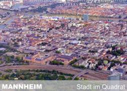 Mannheim - Stadt im Quadrat (Wandkalender 2023 DIN A2 quer)