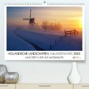 HOLLÄNDISCHE LANDSCHAFTEN: ALBLASSERWAARD 2023 (Premium, hochwertiger DIN A2 Wandkalender 2023, Kunstdruck in Hochglanz)