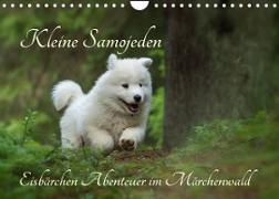 Kleine Samojeden - Eisbärchen Abenteuer im Märchenwald (Wandkalender 2023 DIN A4 quer)