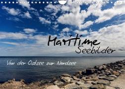 Maritime Seebilder - Von der Ostsee zur Nordsee (Wandkalender 2023 DIN A4 quer)