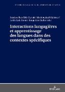 Interactions langagières et apprentissage des langues dans des contextes spécifiques