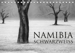 Namibia schwarzweiß (Tischkalender 2023 DIN A5 quer)