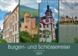 Burgen- und Schlösserreise durch Deutschland (Wandkalender 2023 DIN A4 quer)