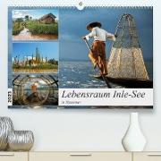 Lebensraum Inle-See in Myanmar (Premium, hochwertiger DIN A2 Wandkalender 2023, Kunstdruck in Hochglanz)