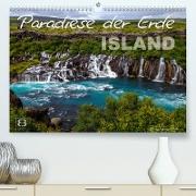 Paradiese der Erde - ISLAND (Premium, hochwertiger DIN A2 Wandkalender 2023, Kunstdruck in Hochglanz)