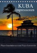 Kuba Impressionen Playa Guardalavaca und Playa Esmeralda (Tischkalender 2023 DIN A5 hoch)