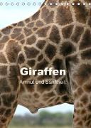 Giraffen - Anmut und Sanftheit (Tischkalender 2023 DIN A5 hoch)