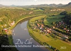 Die Elbe - Deutschlands beliebtester Radwanderweg (Wandkalender 2023 DIN A3 quer)