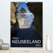 Wildes Neuseeland (Premium, hochwertiger DIN A2 Wandkalender 2023, Kunstdruck in Hochglanz)