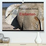 Faszination Afrika - Elefanten (Premium, hochwertiger DIN A2 Wandkalender 2023, Kunstdruck in Hochglanz)