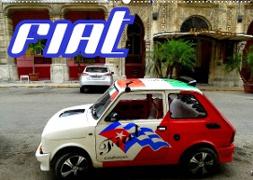 FIAT - Italienische Oldtimer in Kuba (Wandkalender 2023 DIN A2 quer)