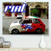 FIAT - Italienische Oldtimer in Kuba (Premium, hochwertiger DIN A2 Wandkalender 2023, Kunstdruck in Hochglanz)
