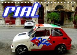 FIAT - Italienische Oldtimer in Kuba (Tischkalender 2023 DIN A5 quer)