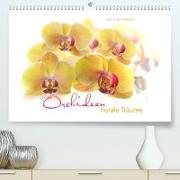 Orchideen florale Träume (Premium, hochwertiger DIN A2 Wandkalender 2023, Kunstdruck in Hochglanz)