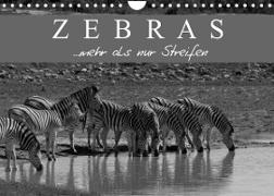 Zebras - Mehr als nur Streifen (Wandkalender 2023 DIN A4 quer)