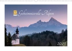 Geheimnisvolle Alpen (Wandkalender 2023 DIN A3 quer)