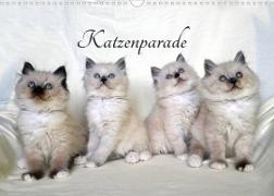 Katzenparade (Wandkalender 2023 DIN A3 quer)