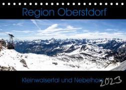 Region Oberstdorf - Kleinwalsertal und Nebelhorn (Tischkalender 2023 DIN A5 quer)