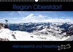 Region Oberstdorf - Kleinwalsertal und Nebelhorn (Wandkalender 2023 DIN A3 quer)