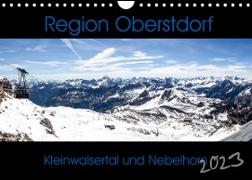 Region Oberstdorf - Kleinwalsertal und Nebelhorn (Wandkalender 2023 DIN A4 quer)