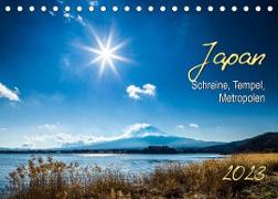 Japan - Schreine, Tempel, Metropolen (Tischkalender 2023 DIN A5 quer)